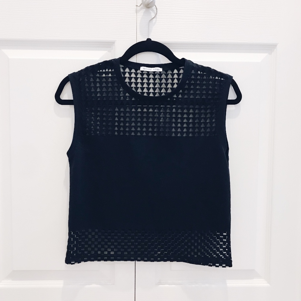 ❗3/$20 ZARA Black Sleeveless Top